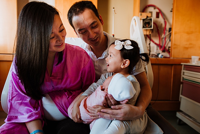 Becoming a family of 4 at BC Women's Hospital