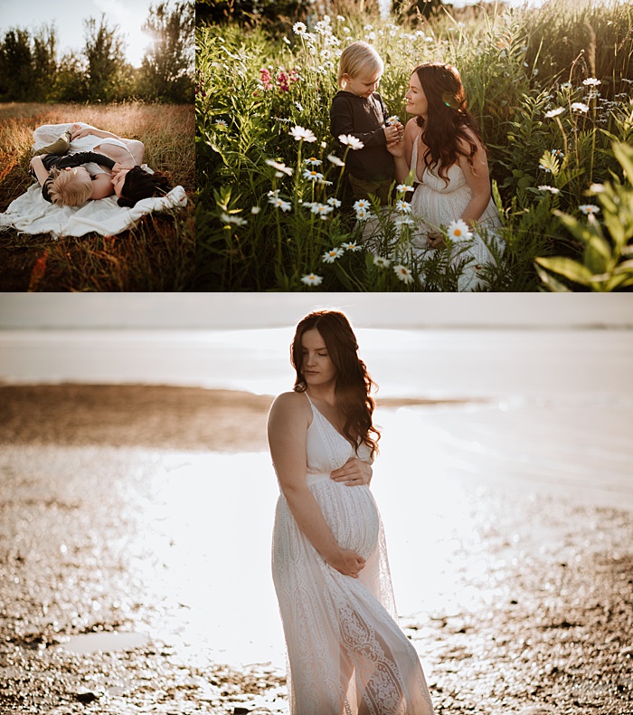 Images from one of my favourite Vancouver Maternity Locations, Blackie Spit in Surrey
