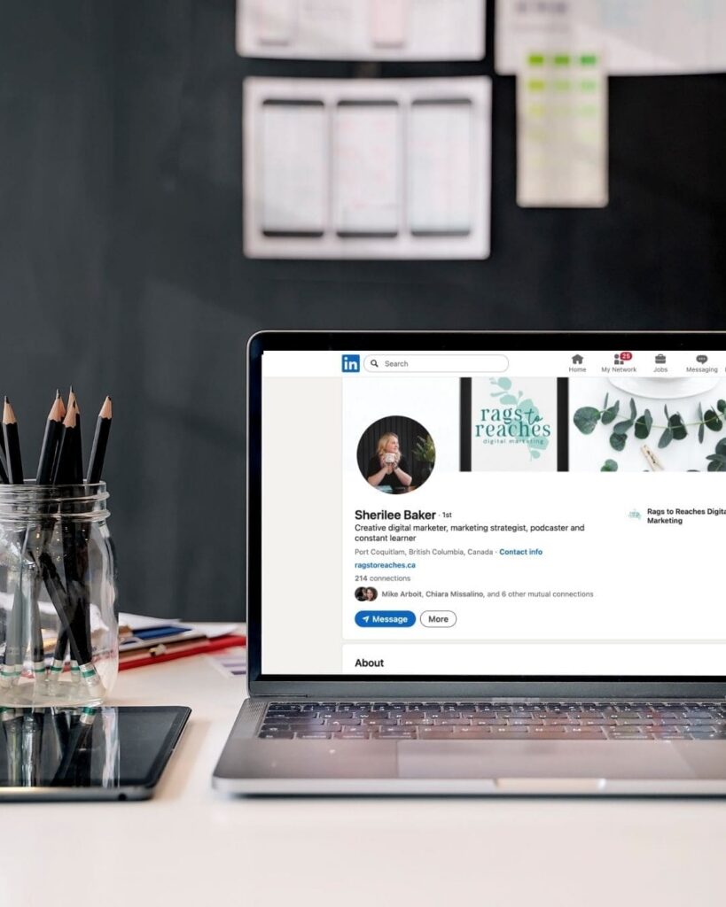 Consistent brand imagery displayed across social media, website, and email newsletter platforms.