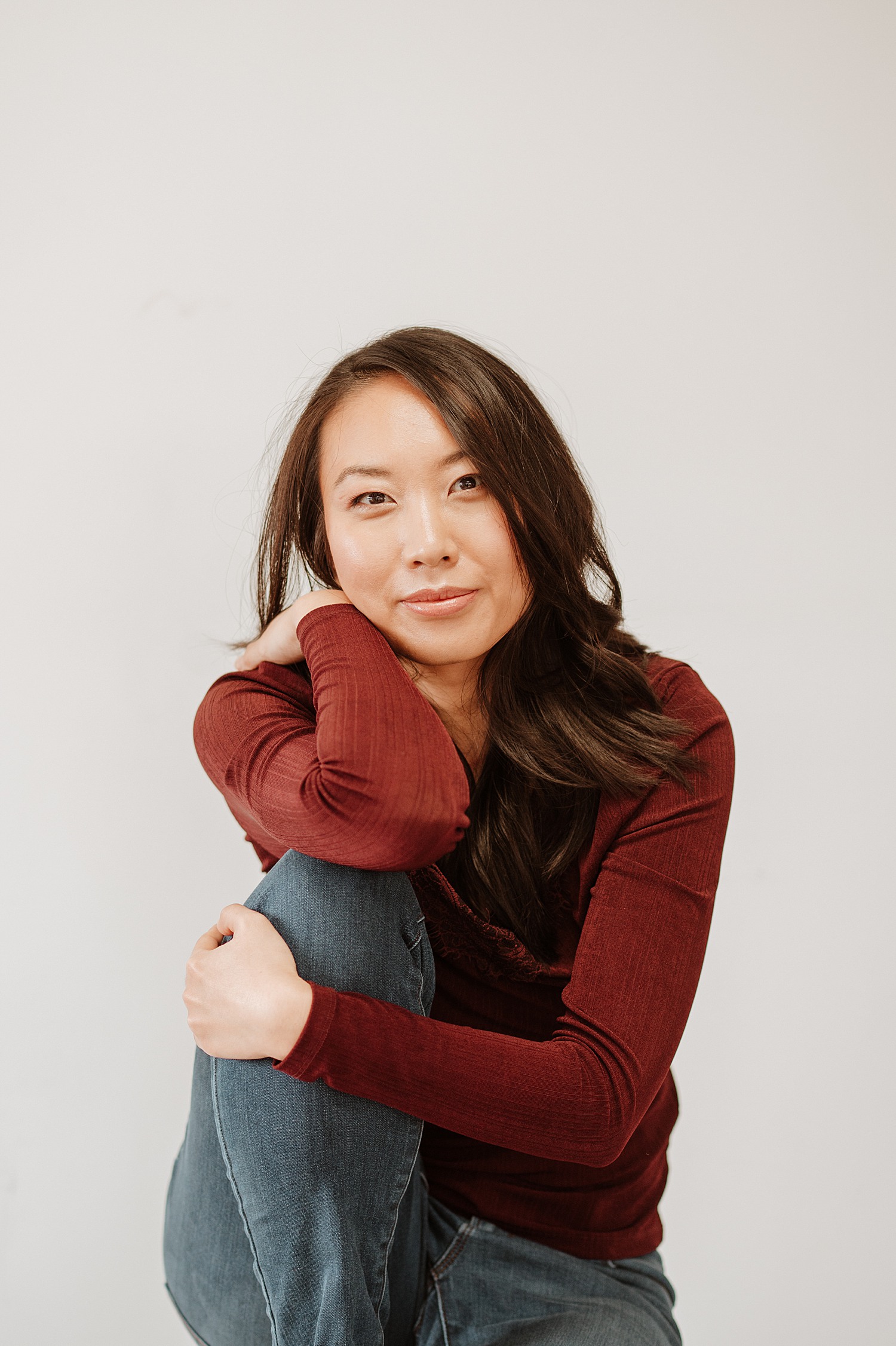 Professional headshots with soft natural expression