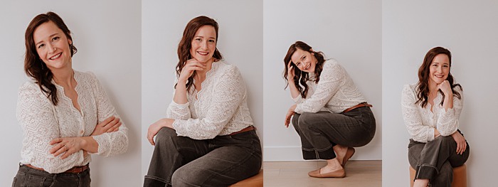 - headshot posing tips demonstration 