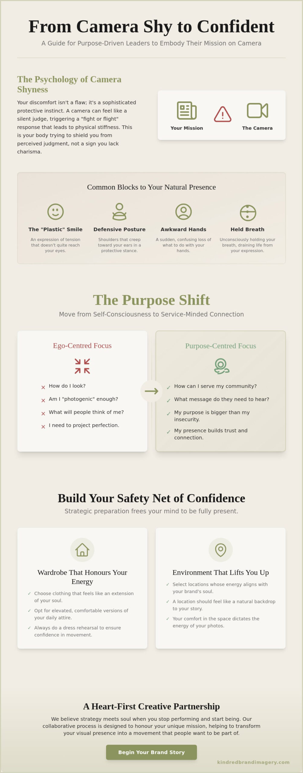How to Get Comfortable in Front of the Camera: A Guide for Purpose-Driven Leaders