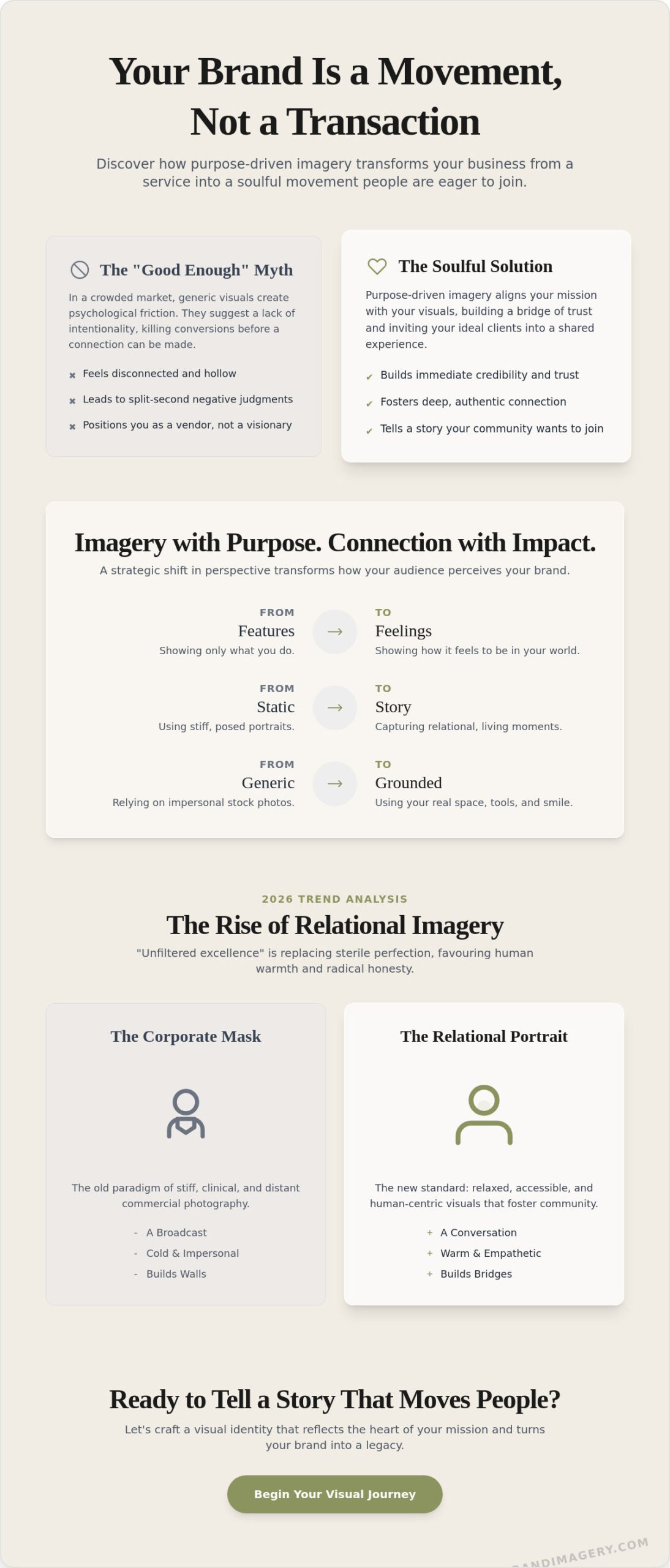Photography That Converts Sales: The Strategic Shift to Soulful Brand Imagery